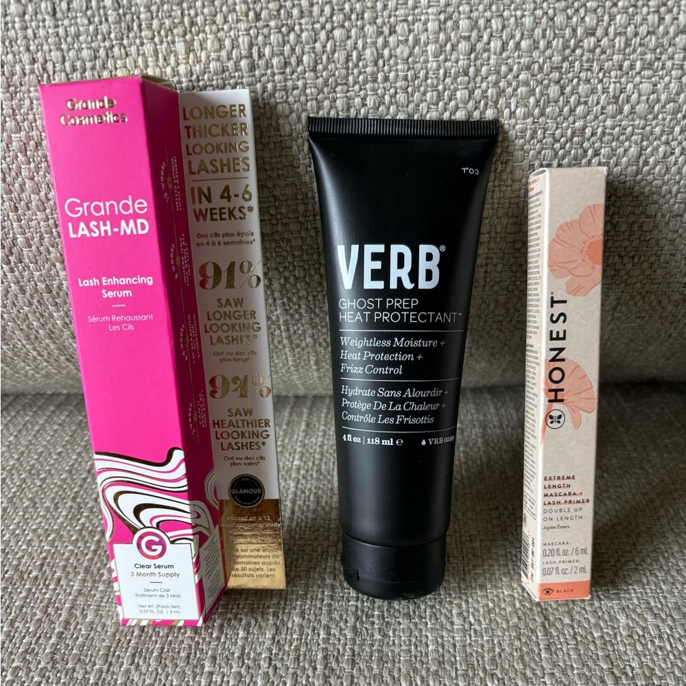 Grande Lash-MD, Honest mascara, VERB ghost prep